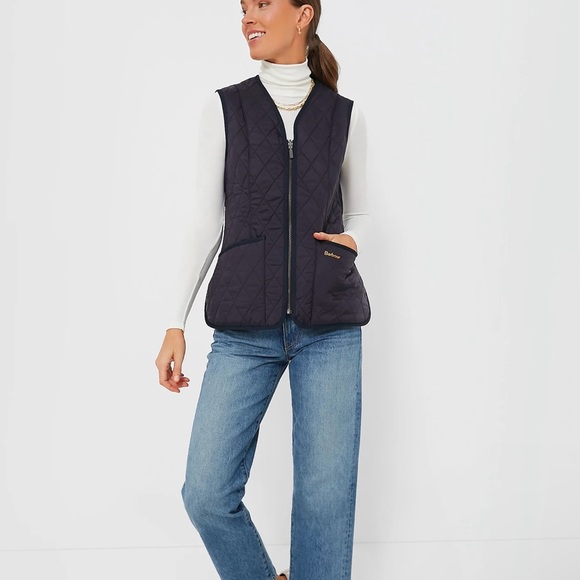 Barbour Jackets & Blazers - Barbour Navy Betty Liner 8